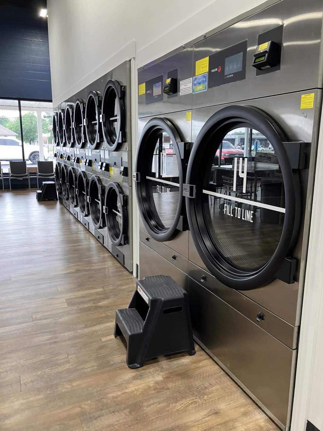 Neatly folded laundry from wash and fold service at The Washboard in Murray, KY